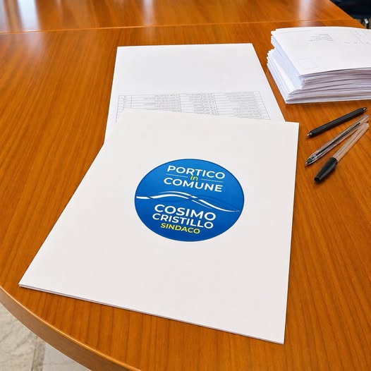 Deposito della lista Portico in Comune