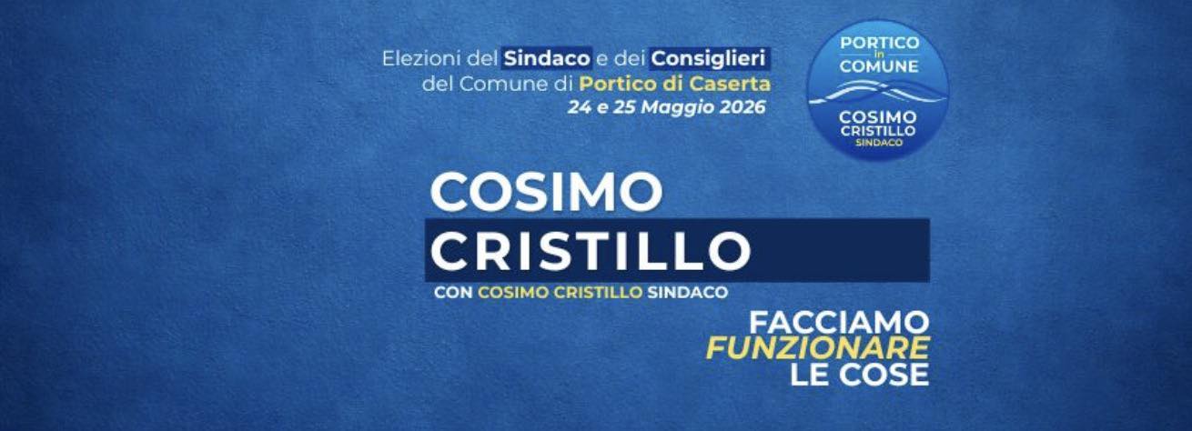 Cosimo Cristillo – Facciamo funzionare le cose